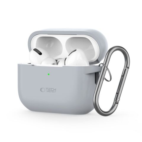 TECH-PROTECT SILICONE HOOK zaštita za APPLE AIRPODS PRO 1 / 2 (CRAYON GREY) - Slika 1