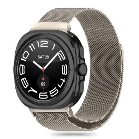 10 TECH-PROTECT MILANESEBAND SAMSUNG GALAXY WATCH ULTRA (47 mm) STARLIGHT - Slika 1