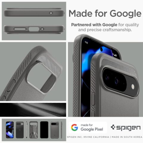 SPIGEN RUGGED ARMOR zaštita za PIXEL 9 / 9 PRO (MARBLE GREY) - Slika 16