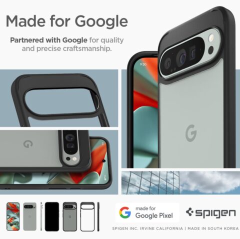 SPIGEN ULTRA HYBRID zaštita za GOOGLE PIXEL 9 PRO XL (MATTE BLACK) - Slika 5