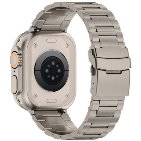 TECH-PROTECT STAINLESS PRO narukvica za APPLE WATCH 4 / 5 / 6 / 7 / 8 / 9 / SE / ULTRA 1 / 2 (42 / 44 / 45 / 49 mm) TITANIUM - Slika 3