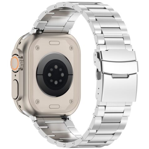 TECH-PROTECT STAINLESS PRO narukvica za APPLE WATCH 4 / 5 / 6 / 7 / 8 / 9 / SE / ULTRA 1 / 2 (42 / 44 / 45 / 49 mm) SILVER - Slika 5