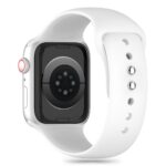TECH-PROTECT SILICONE narukvica za APPLE WATCH 6 / 7 / 8 / 9 / 10 / SE / ULTRA 1 / 2 (44 / 45 / 46 / 49 mm) bijela - Slika 3