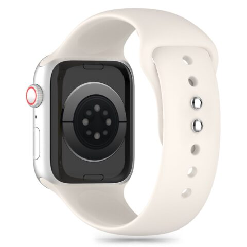 TECH-PROTECT SILICONE narukvica za APPLE WATCH 6 / 7 / 8 / 9 / 10 / SE / ULTRA 1 / 2 (44 / 45 / 46 / 49 mm) STARLIGHT - Slika 4