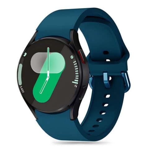 TECH-PROTECT SILICONE narukvica za SAMSUNG GALAXY WATCH 4 / 5 / 5 PRO / 6 / 7 / FE (MONTEGO BLUE) - Slika 1
