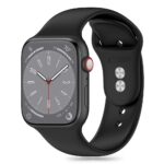 TECH-PROTECT SILICONE narukvica za APPLE WATCH 6 / 7 / 8 / 9 / 10 / SE (40 / 41 / 42 mm) crna