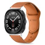 TECH-PROTECT LEATHERFIT kožna narukvica za SAMSUNG GALAXY WATCH ULTRA (47 mm) (smeđa)