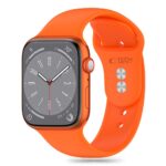 TECH-PROTECT SILICONE narukvica za APPLE WATCH 6 / 7 / 8 / 9 / 10 / SE (40 / 41 / 42 mm) BRIGHT ORANGE