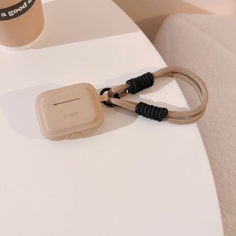 TECH-PROTECT SILICONE ROPE zaštita za APPLE AIRPODS PRO 1 / 2 (CAFFE LATTE) - Slika 3