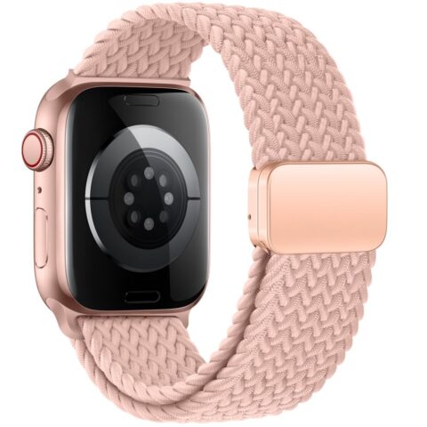 TECH-PROTECT NYLONMAG narukvica za APPLE WATCH 6 / 7 / 8 / 9 / 10 / SE (40 / 41 / 42 mm) DUSTY ROSE - Slika 3