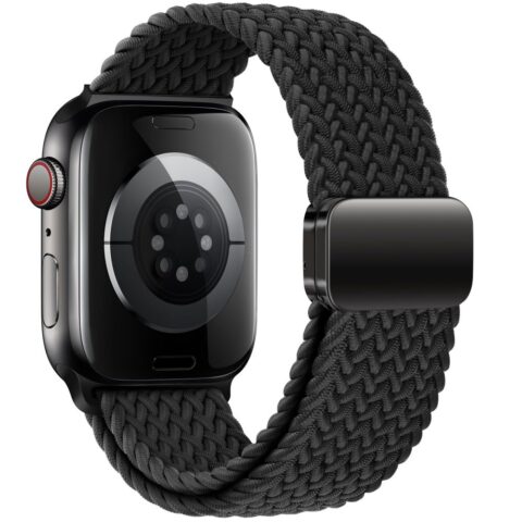 TECH-PROTECT NYLONMAG narukvica za APPLE WATCH 6 / 7 / 8 / 9 / 10 / SE (40 / 41 / 42 mm) crna - Slika 3