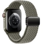 TECH-PROTECT NYLONMAG narukvica za APPLE WATCH 6 / 7 / 8 / 9 / 10 / SE / ULTRA 1 / 2 (44 / 45 / 46 / 49 MM) OLIVE GREY - Slika 3
