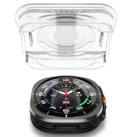SPIGEN GLAS.TR ”EZ-FIT” 2x kaljena stakla za GALAXY WATCH ULTRA 2024 / 2025 (47 mm) - Slika 4