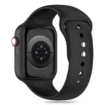 TECH-PROTECT SILICONE narukvica za APPLE WATCH 6 / 7 / 8 / 9 / 10 / SE (40 / 41 / 42 mm) crna - Slika 3
