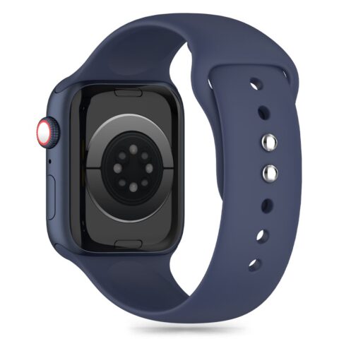 TECH-PROTECT SILICONE narukvica za APPLE WATCH 6 / 7 / 8 / 9 / 10 / SE / ULTRA 1 / 2 (44 / 45 / 46 / 49 mm) MIDNIGHT BLUE - Slika 3