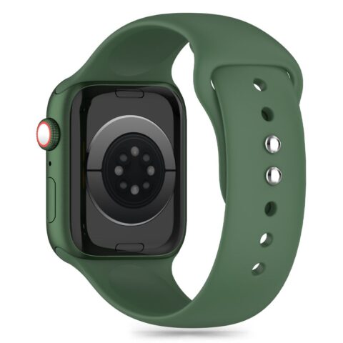 TECH-PROTECT SILICONE narukvica za APPLE WATCH 6 / 7 / 8 / 9 / 10 / SE / ULTRA 1 / 2 (44 / 45 / 46 / 49 mm) OLIVE - Slika 3