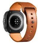 TECH-PROTECT LEATHERFIT kožna narukvica za SAMSUNG GALAXY WATCH ULTRA (47 mm) (smeđa) - Slika 3