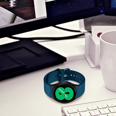 TECH-PROTECT SILICONE narukvica za SAMSUNG GALAXY WATCH 4 / 5 / 5 PRO / 6 / 7 / FE (MONTEGO BLUE) - Slika 5