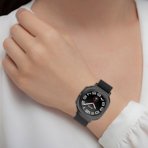 5 TECH-PROTECT MILANESEBAND SAMSUNG GALAXY WATCH ULTRA (47 mm) crna - Slika 6