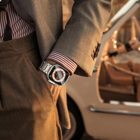 TECH-PROTECT STAINLESS PRO narukvica za APPLE WATCH 4 / 5 / 6 / 7 / 8 / 9 / SE / ULTRA 1 / 2 (42 / 44 / 45 / 49 mm) SILVER - Slika 3