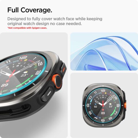 SPIGEN GLAS.TR ”EZ-FIT” 2x kaljena stakla za GALAXY WATCH ULTRA 2024 / 2025 (47 mm) - Slika 7