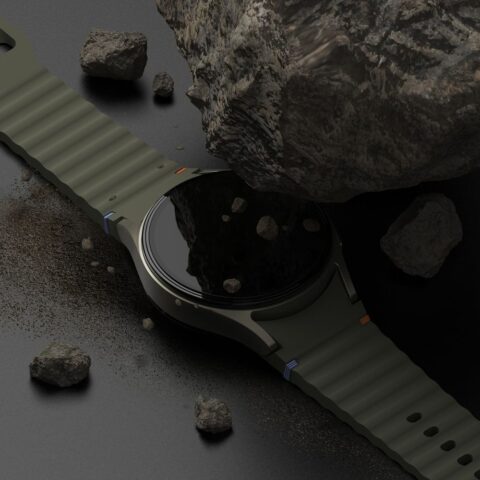 RINGKE SLIM & kaljeno staklo za GALAXY WATCH 7 (40 mm) TITANIUM BLACK - Slika 7