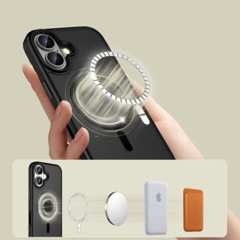 TECH-PROTECT MAGMAT MAGSAFE zaštita za iPHONE 16 (MATTE BLACK) - Slika 4