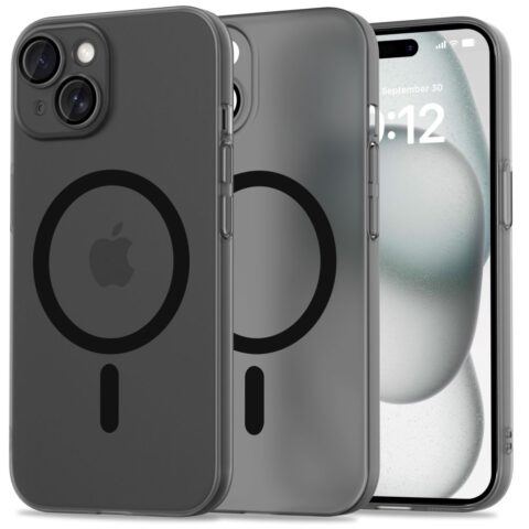 TECH-PROTECT MAGSLIM MAGSAFE zaštita za iPHONE 15 (MATTE/BLACK) - Slika 1