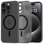 TECH-PROTECT MAGSLIM MAGSAFE zaštita za iPHONE 15 PRO (MATTE/BLACK)