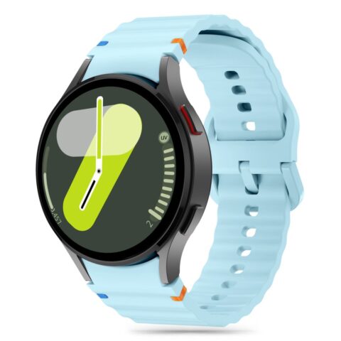 1 TECH-PROTECT SILICONE SPORT narukvica za SAMSUNG GALAXY WATCH 4 / 5 / 5 PRO / 6 / 7 / FE (SKY BLUE) - Slika 1