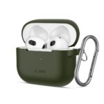TECH-PROTECT SILICONE HOOK zaštita za APPLE AIRPODS 3 (OLIVE GREEN)