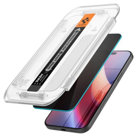 SPIGEN GLAS.TR ”EZ FIT” 2 komada za iPHONE 16 PRO (PRIVACY) - Slika 2