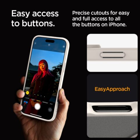 SPIGEN ULTRA HYBRID MAGSAFE zaštita za iPHONE 16 PRO (FROST NATURAL TITANIUM) - Slika 11