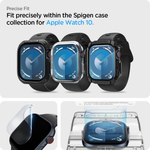11 2x SPIGEN ELITE SHIELD ”EZ FIT” zaštita za APPLE WATCH 10 (42 mm) - Slika 2