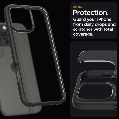 SPIGEN ULTRA HYBRID zaštita za iPHONE 16 PRO MAX (MATTE BLACK) - Slika 6