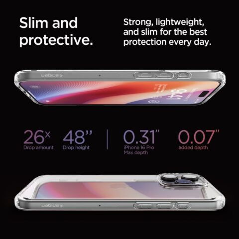 SPIGEN ULTRA HYBRID zaštita za iPHONE 16 PRO MAX (CRYSTAL CLEAR) - Slika 4