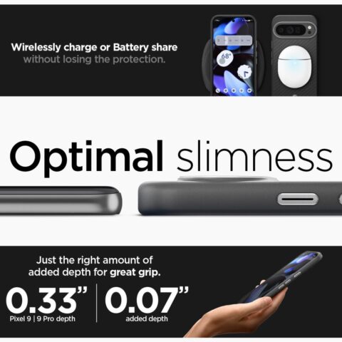 Spigen Enzo Aramid GOOGLE PIXEL 9 PRO XL (MATTE BLACK) - Slika 15