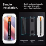 SPIGEN GLAS.TR ”EZ FIT” 2 komada za iPHONE 16 PRO (PRIVACY) - Slika 15