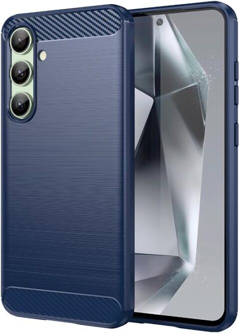 18 TPU KARBON zaštita za Samsung S24 FE (navy plava) - Slika 3