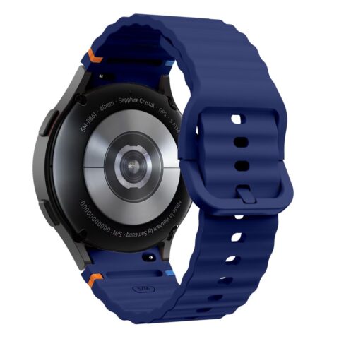 TECH-PROTECT SILICONE  SPORT narukvica za SAMSUNG GALAXY WATCH 4 / 5 / 5 PRO / 6 / 7 / FE (NAVY BLUE) - Slika 4