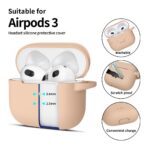 TECH-PROTECT SILICONE HOOK zaštita za APPLE AIRPODS 3 (CAFFE LATTE) - Slika 7