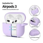 TECH-PROTECT SILICONE HOOK zaštita za APPLE AIRPODS 3 (LAVENDER) - Slika 8