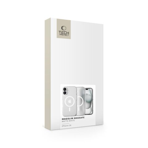 TECH-PROTECT MAGSLIM MAGSAFE zaštita za iPHONE 16 (MATTE/WHITE) - Slika 5