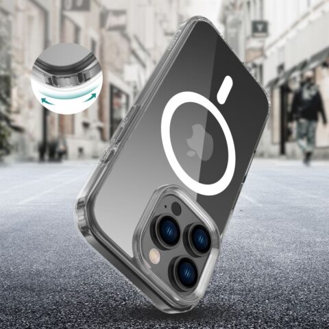 TECH-PROTECT FLEXAIR HYBRID MAGSAFE zaštita za iPHONE 16 PRO MAX (prozirna) - Slika 3