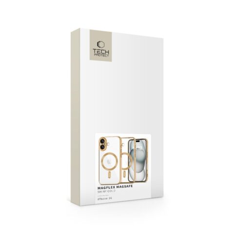 TECH-PROTECT MAGFLEX MAGSAFE zaštita za iPHONE 16 (SHINY GOLD) - Slika 5