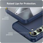 TPU KARBON zaštita za Samsung S24 FE (navy plava) - Slika 7