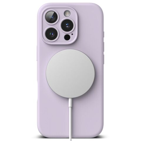 3 RINGKE SILICONE MAGNETIC zaštita za MAGSAFE iPHONE 16 PRO MAX (LIGHT PURPLE) - Slika 4