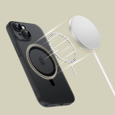 TECH-PROTECT MAGSLIM MAGSAFE zaštita za iPHONE 15 (MATTE/BLACK) - Slika 4