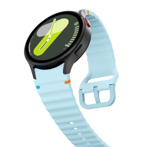 TECH-PROTECT SILICONE  SPORT narukvica za SAMSUNG GALAXY WATCH 4 / 5 / 5 PRO / 6 / 7 / FE (SKY BLUE) - Slika 4