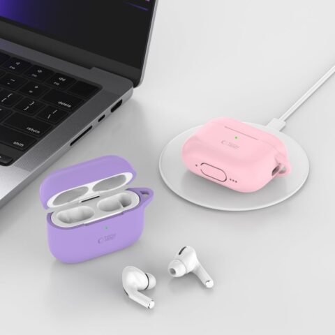 TECH-PROTECT SILICONE HOOK zaštita za APPLE AIRPODS PRO 1 / 2 (BABY BLUE) - Slika 7